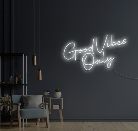 Good Vibes Only LED Neon Sign