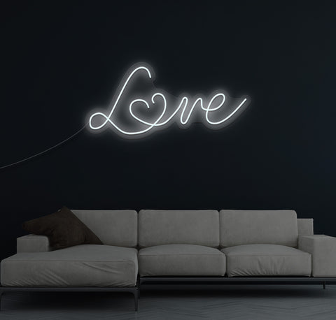 Red Love LED Neon Sign