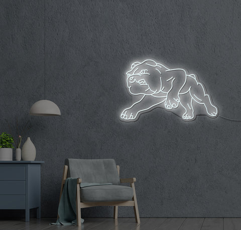 Bulldog LED Neon Sign