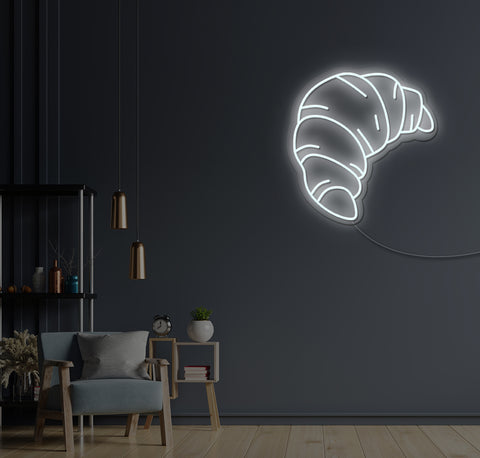 Croissant LED Neon Sign