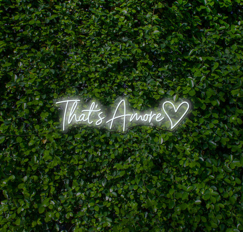 That's Amore (Heart) LED Neon Sign