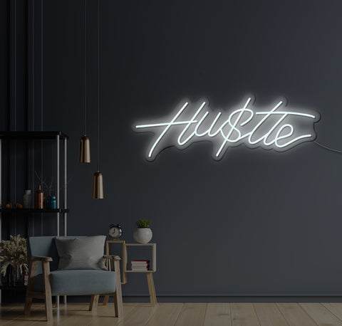 Hustle LED Neon Sign