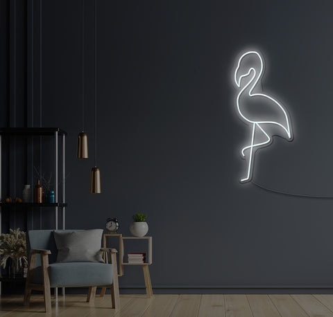 Simple Flamingo LED Neon Sign