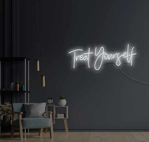 Treat Yourself LED Neon Sign