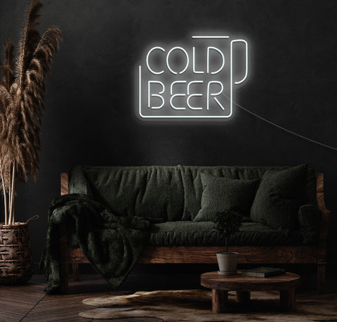 Cold Beer LED Neon Sign