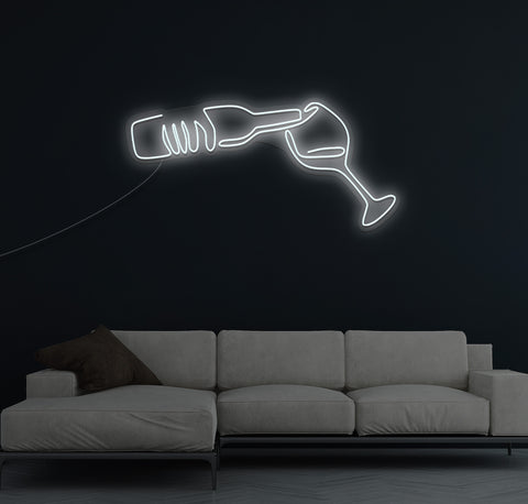 Fill My Glass LED Neon Sign
