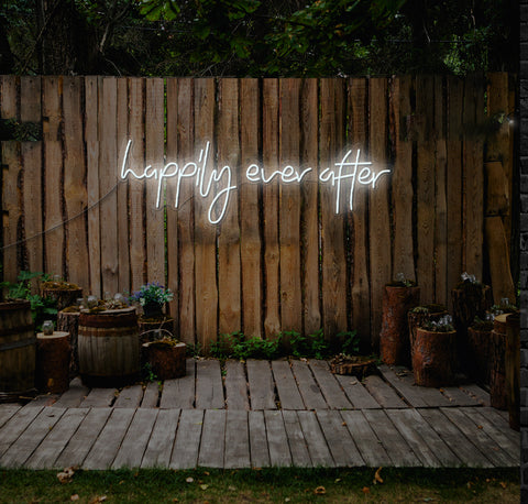 Happily Ever After LED Neon Sign