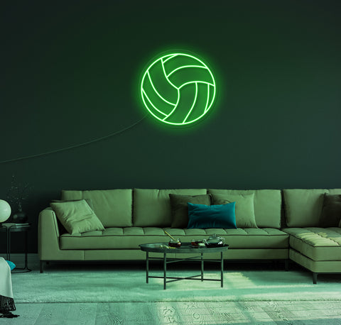 Volleyball LED Neon Sign