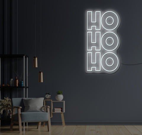 Ho Ho Ho Bold LED Neon Sign