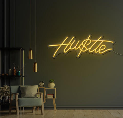 Hustle LED Neon Sign
