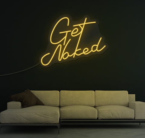 Get Naked LED Neon Sign