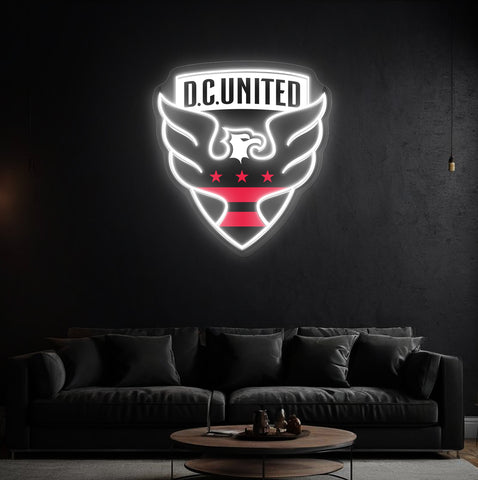 D.C. Soccer Team LED Neon Sign