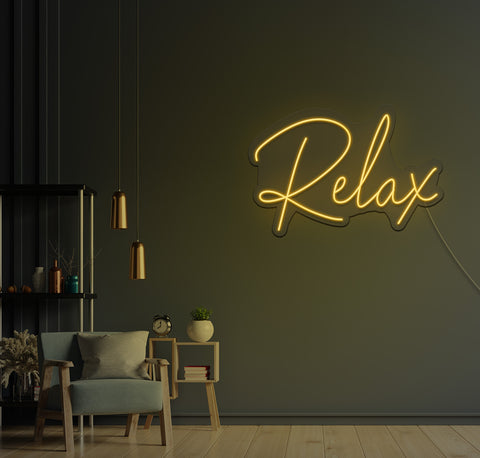 Relax LED Neon Sign