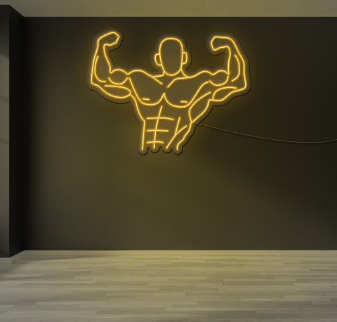 Strong Man LED Neon Sign