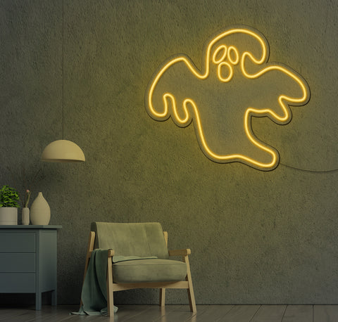 Ghost One LED Neon Sign