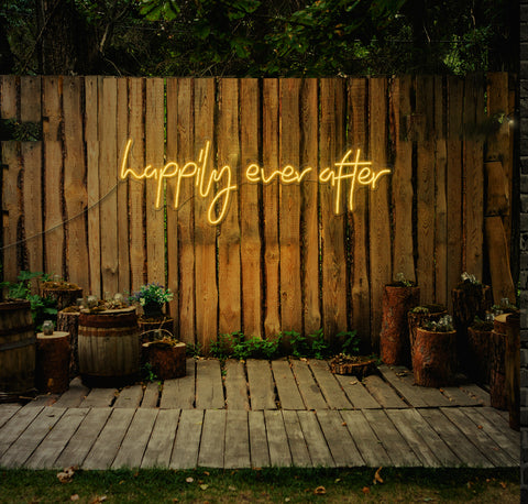 Happily Ever After LED Neon Sign
