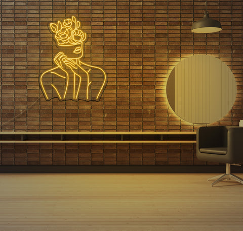 Be My Flower LED Neon Sign