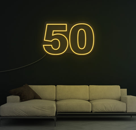 50 LED Neon Sign