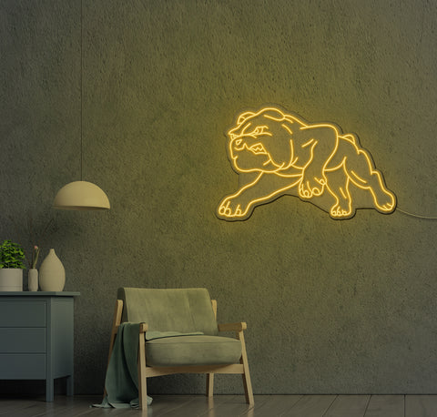 Bulldog LED Neon Sign