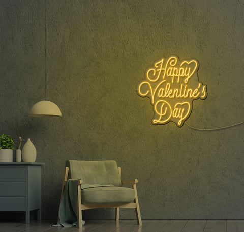 Happy Valentines Day LED Neon Sign