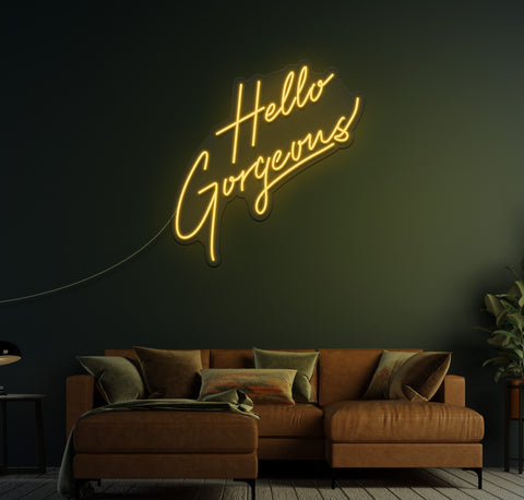 Hello Gorgeous LED Neon Sign
