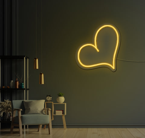 Love Heart LED Neon Sign