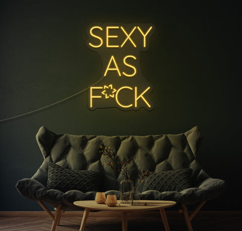Sexy as F*** LED Neon Sign