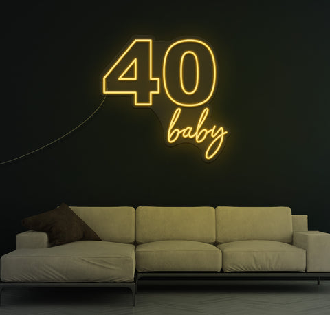 40 Baby LED Neon Sign