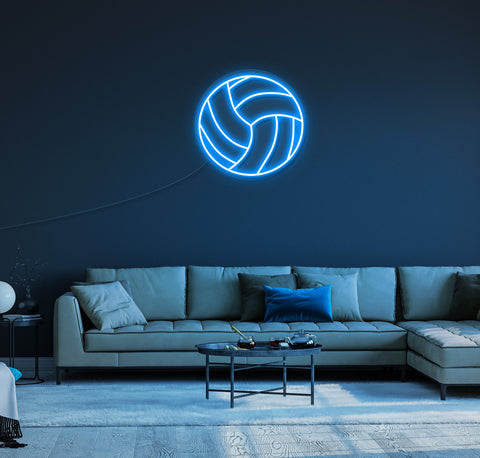 Volleyball LED Neon Sign