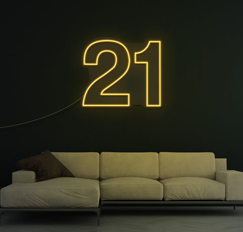21 LED Neon Sign