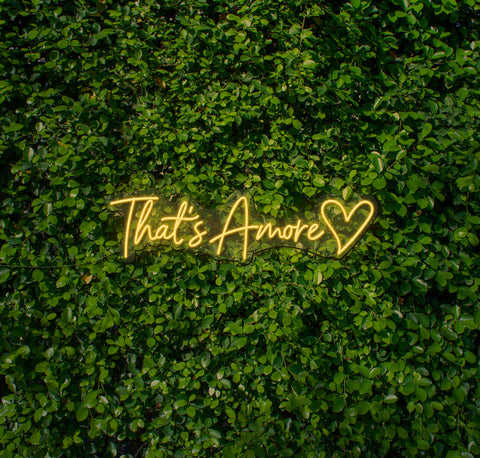That's Amore (Heart) LED Neon Sign