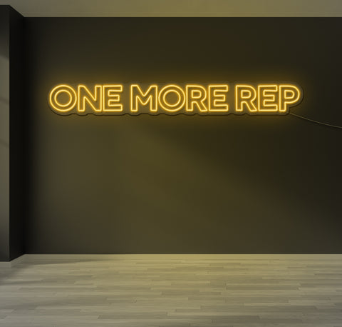 One More Rep LED Neon Sign