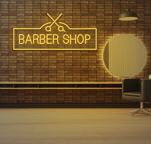 Barbershop LED Neon Sign