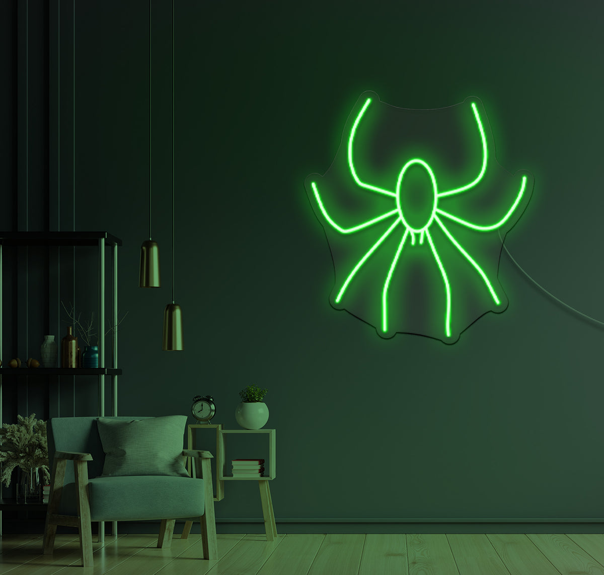 Simple Spider LED Neon Sign