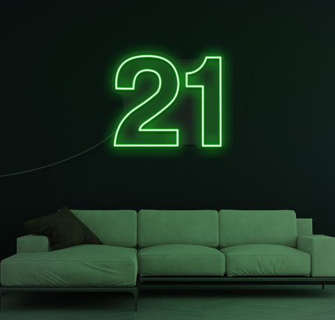21 LED Neon Sign