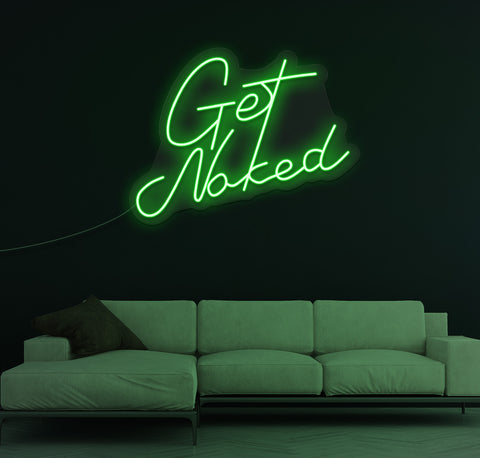 Get Naked LED Neon Sign
