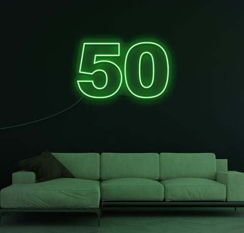 50 LED Neon Sign