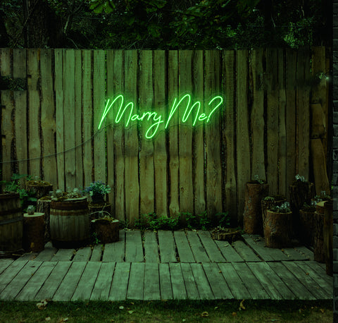 Marry Me? LED Neon Sign