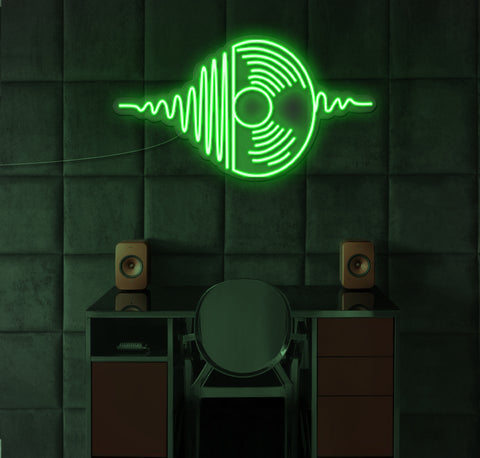 Spinning Vinyl LED Neon Sign