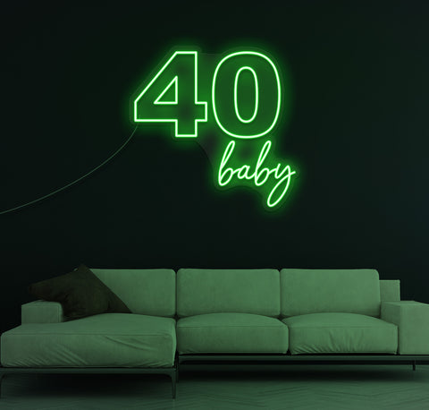 40 Baby LED Neon Sign