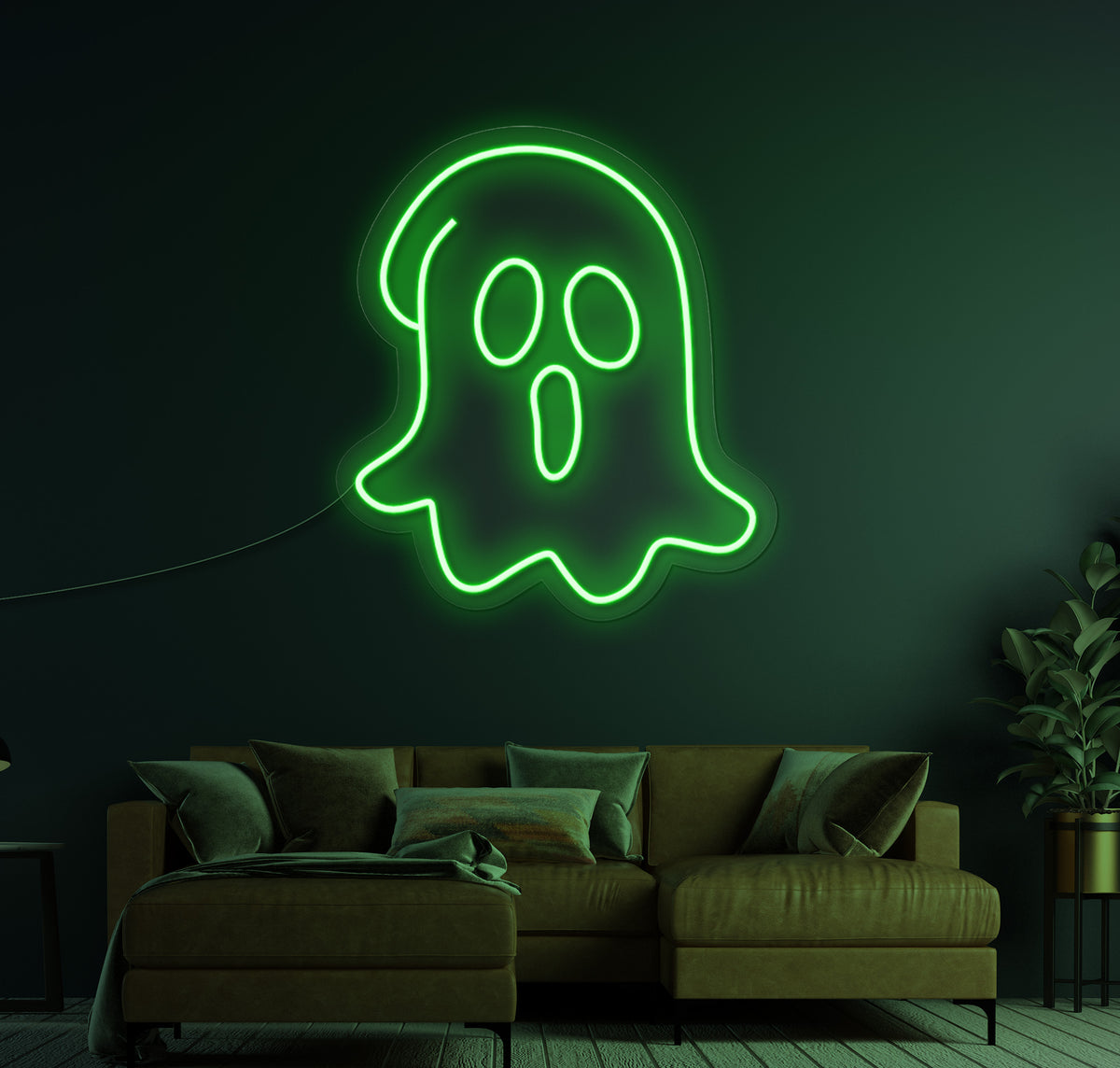 Balaclava Ghost LED Neon Sign