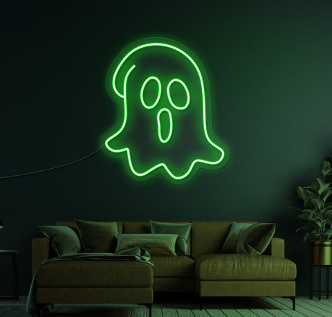 Balaclava Ghost LED Neon Sign