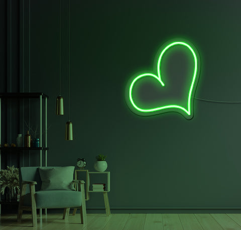 Love Heart LED Neon Sign