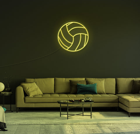 Volleyball LED Neon Sign