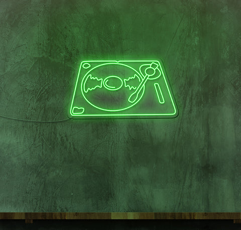 DJ Decks LED Neon Sign