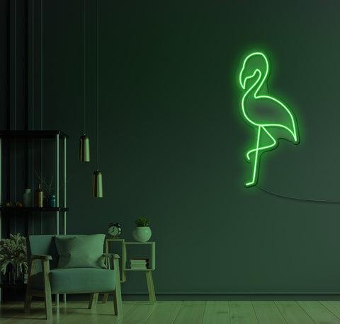 Simple Flamingo LED Neon Sign