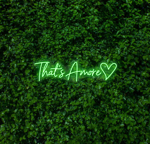 That's Amore (Heart) LED Neon Sign
