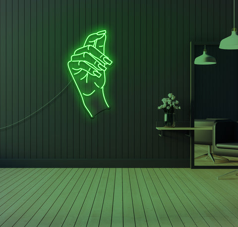 Finished Nails LED Neon Sign