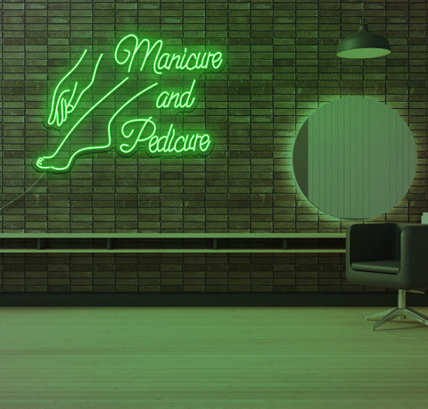 Manicure and Pedicure LED Neon Sign