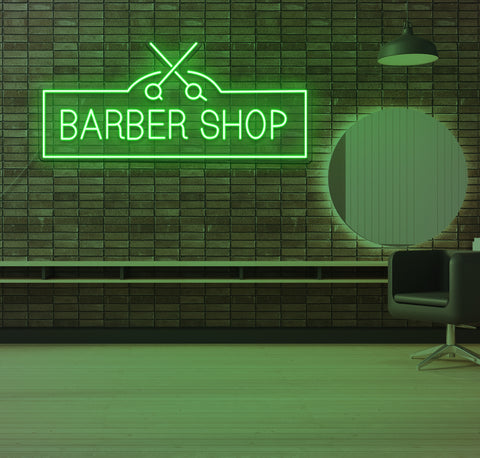 Barbershop LED Neon Sign